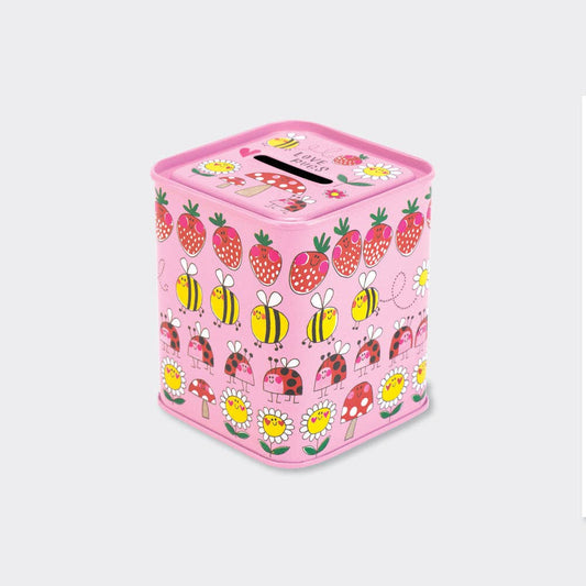 Rachel Ellen Designs - Money Box - Love Bugs