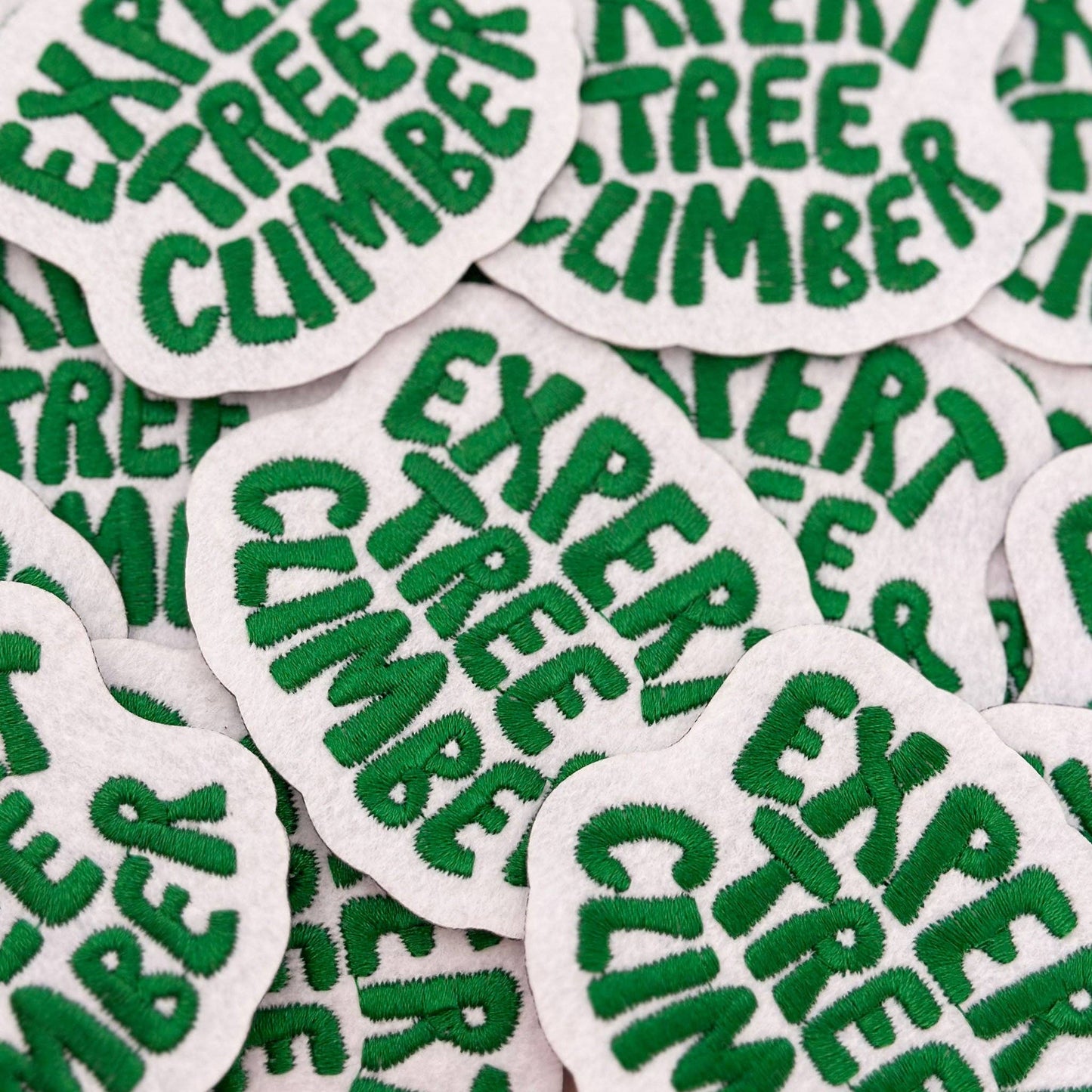 Alphabet Bags - Expert Tree Climber - Embroidered Patch