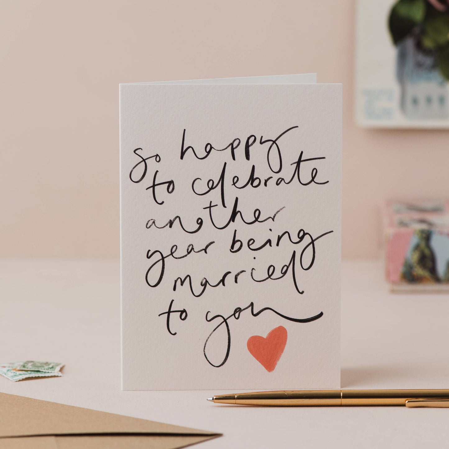 Oh Squirrel - '... celebrate another year married...' Anniversary Card: Cellophane