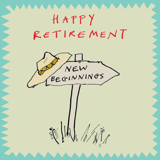 Poet and Painter - 'Retirement New Beginnings' Greetings Card , FP2063