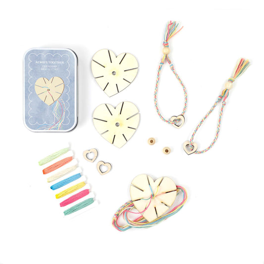 Cotton Twist - 'always together' friendship bracelet gift kit