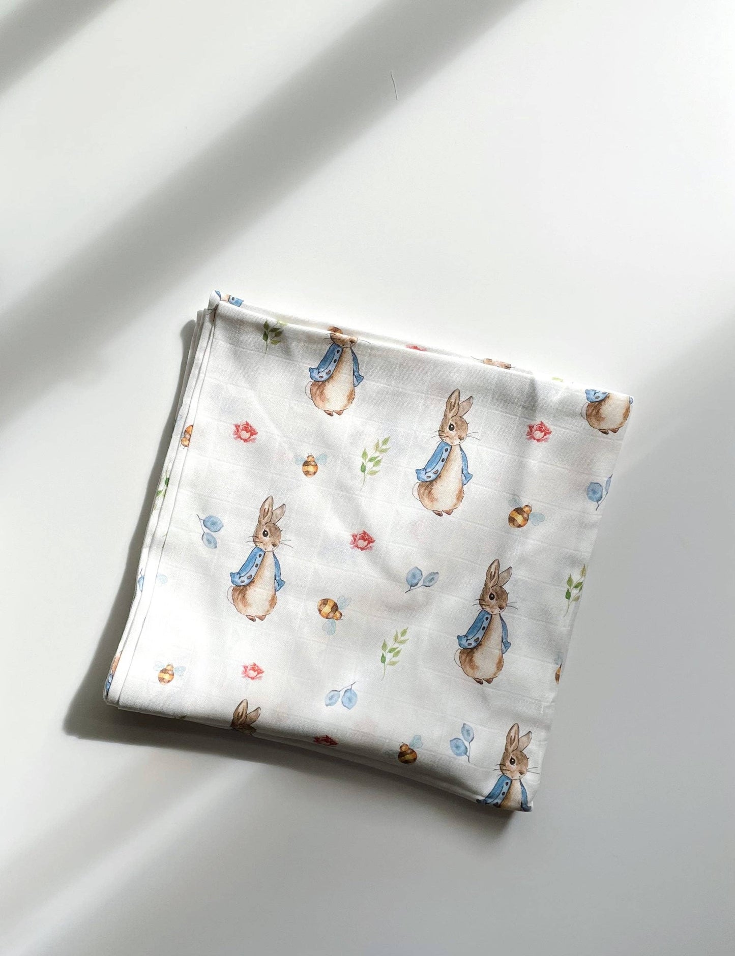 Blzandco - Blue Bunny Muslin Swaddle