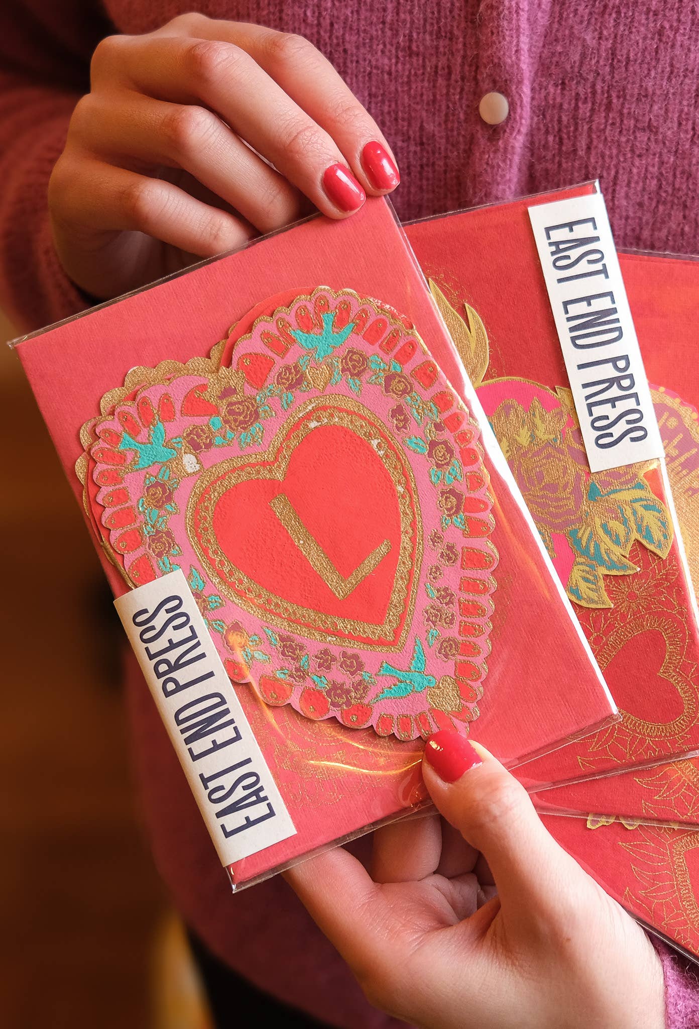 East End Press - Love Concertina Greeting Card: C5