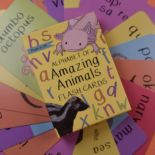 Button & Squirt - Alphabet of Amazing Animals Flash Cards