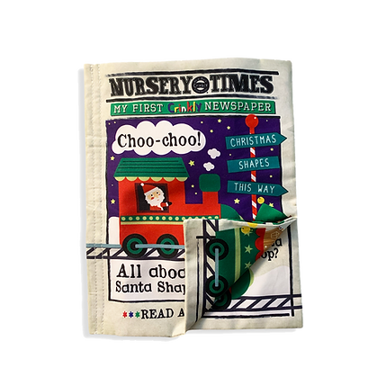 Nursery Times Crinkly Newspaper - Christmas Shapes
