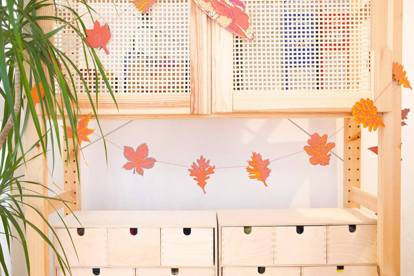 East End Press - Autumn Leaves Sewn Garland
