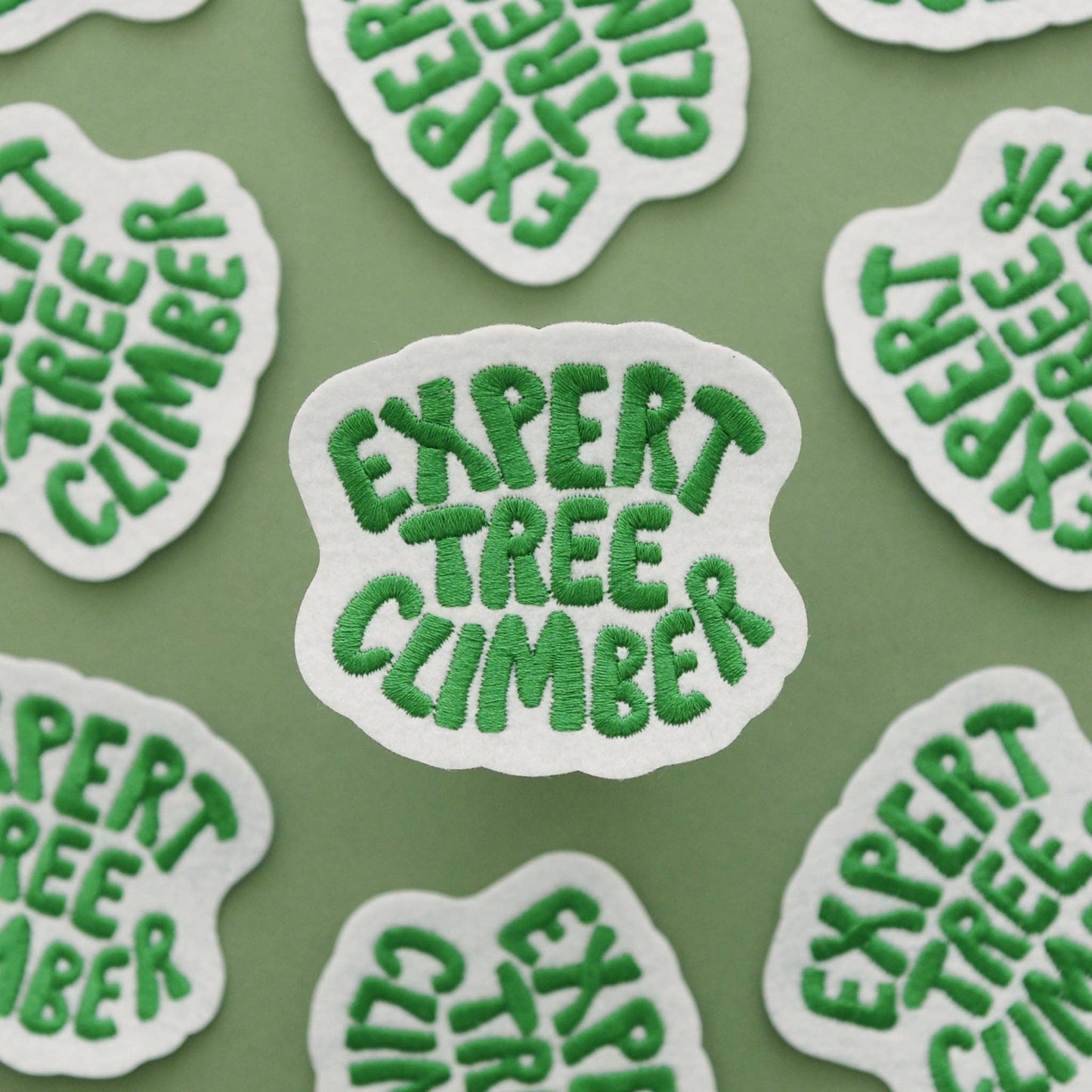 Alphabet Bags - Expert Tree Climber - Embroidered Patch