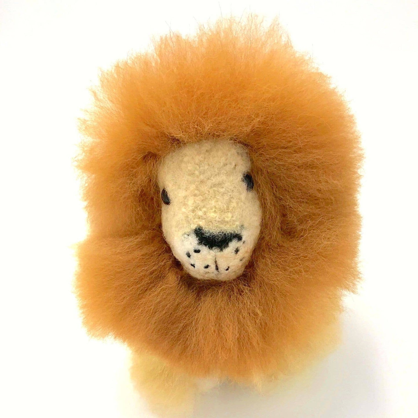Blossom Inspirations - Lion Alpaca Fur Toy: 6" x 5'' x 6''
