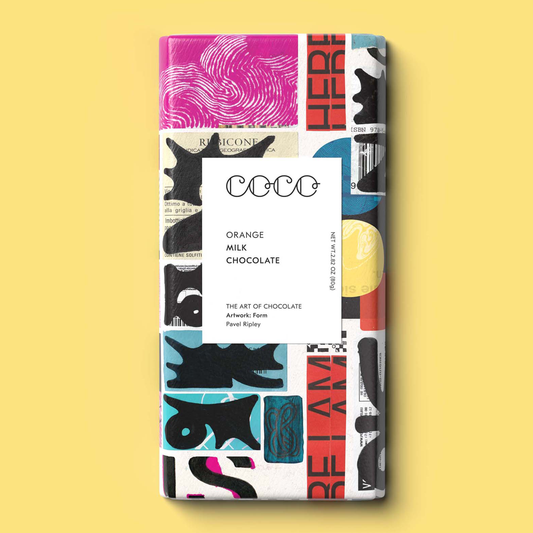 COCO Chocolatier - Orange Milk Chocolate Bar