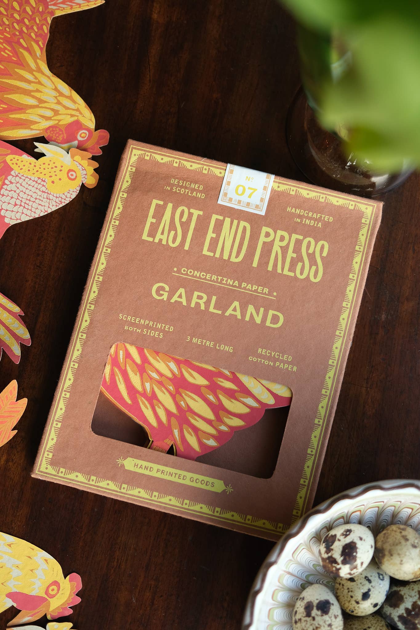 East End Press - Chickens Concertina Garland