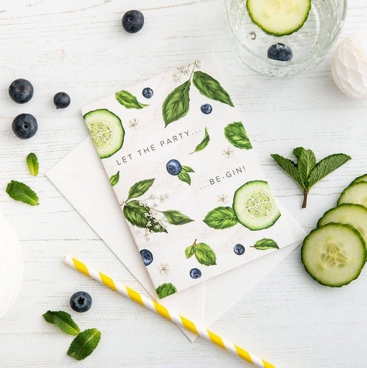 Catherine Lewis Design - Botanical Party - Gin - Card