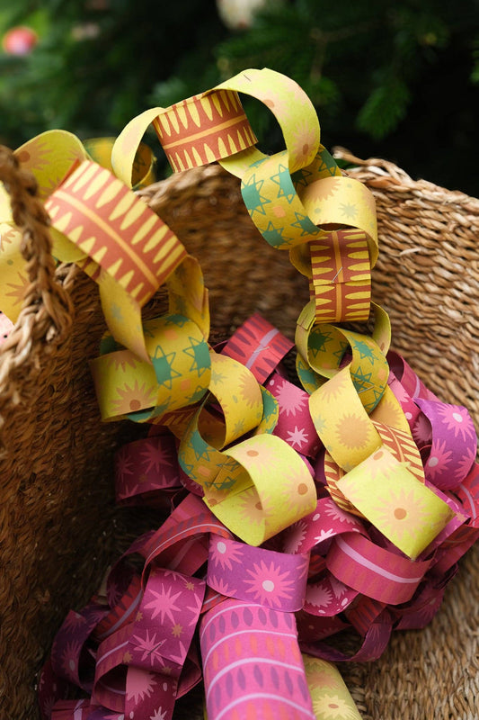 East End Press - Yellow & Green Paper Chain Kit