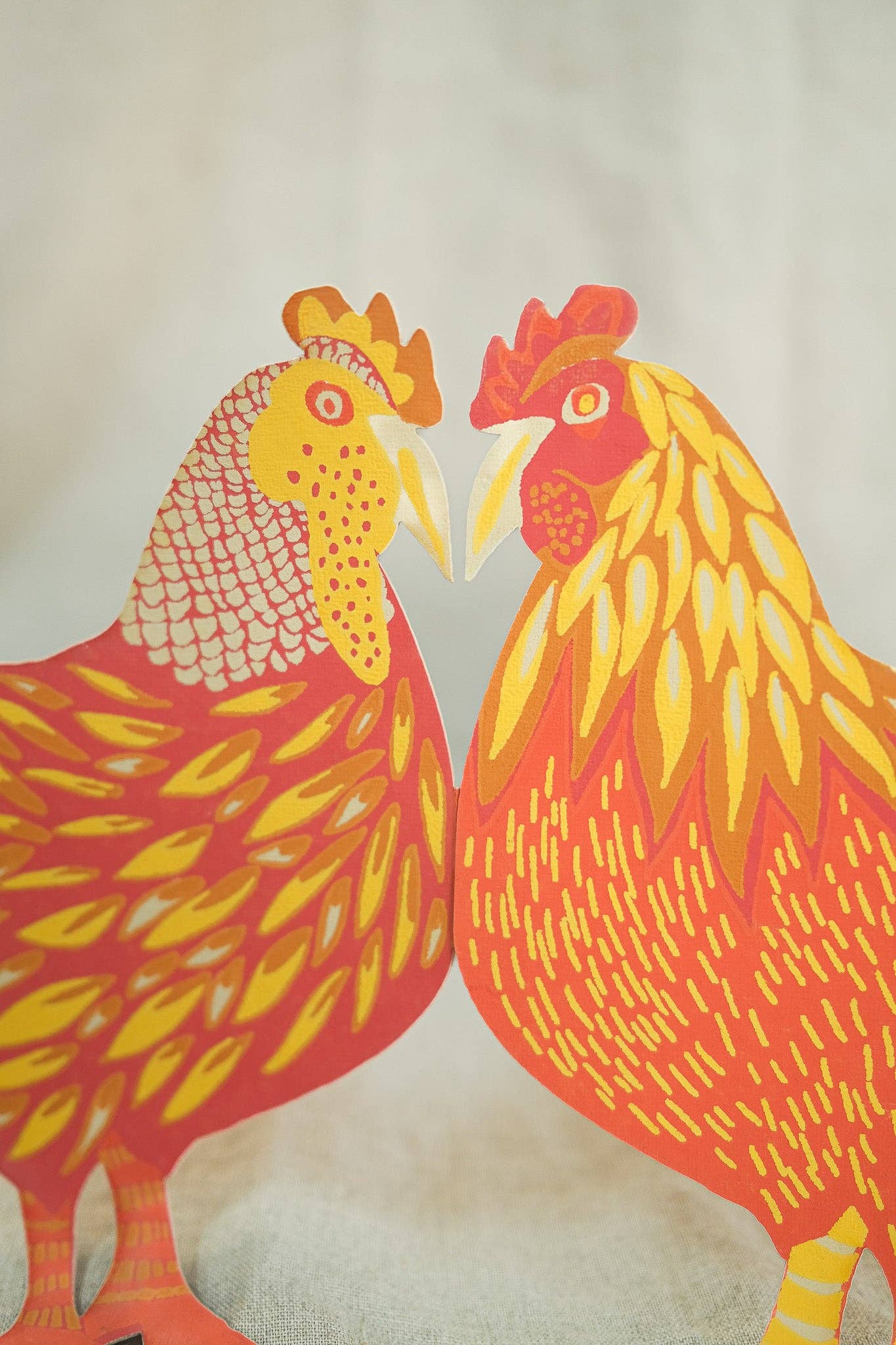 East End Press - Chickens Concertina Garland