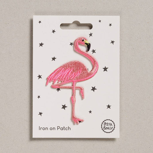 Petra Boase Ltd - Iron on Patch - Pack of 6 - Flamingo