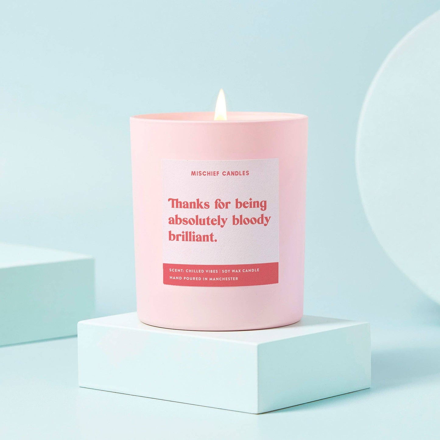 Mischief Candles - Thank You Gift Funny Candle Absolutely Bloody Brilliant