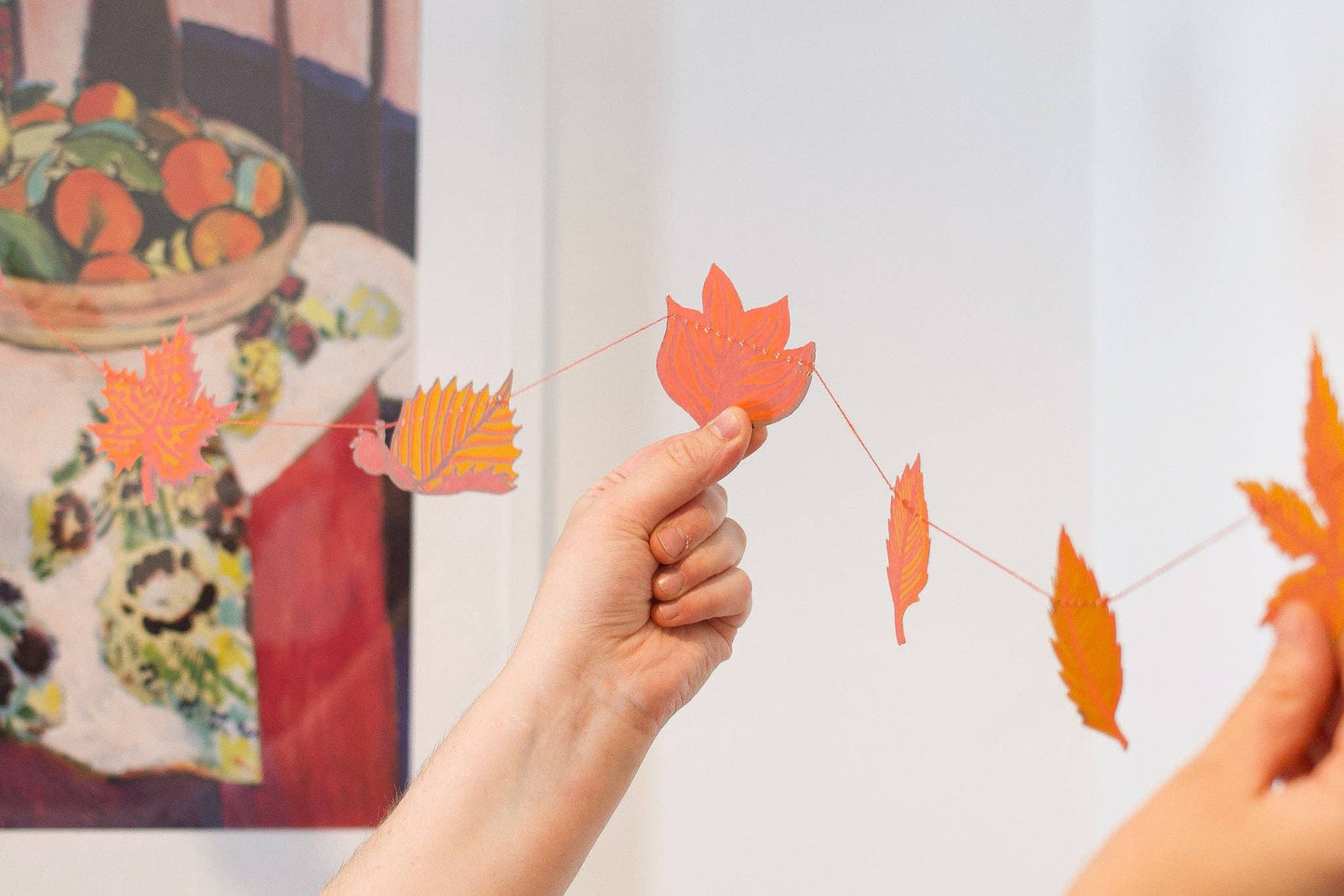 East End Press - Autumn Leaves Sewn Garland