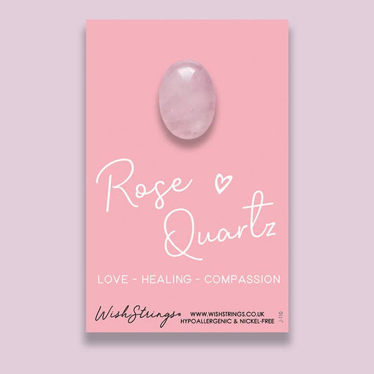 WishStrings - Rose Quartz - Keepsake Pocket Token