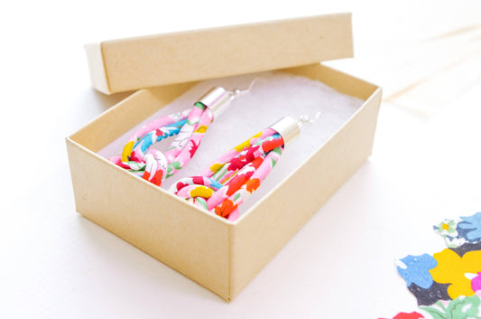 Bunny Bosworth - Knot Drop Earrings - Deco Florals