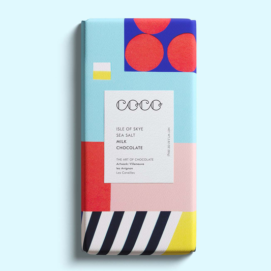 COCO Chocolatier - Isle of Skye Sea Salt Milk Chocolate Bar