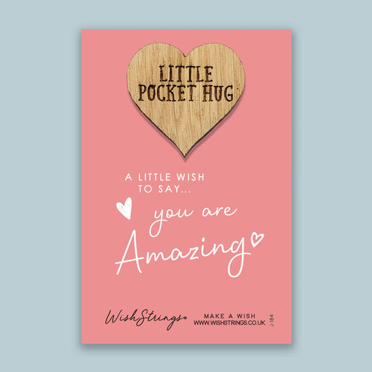 WishStrings - You are Amazing - Pocket Hug - Keepsake Pocket Token