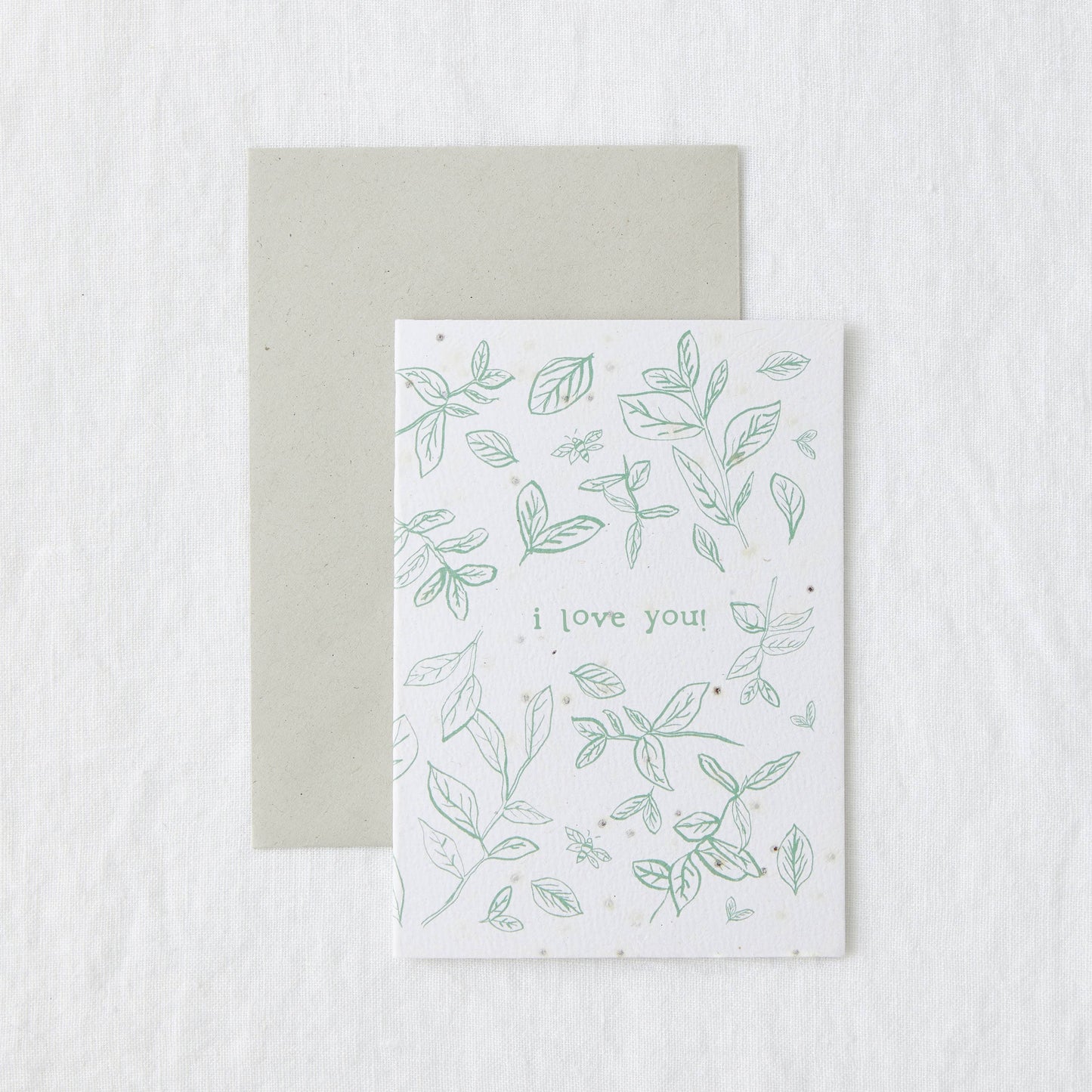 I Love You - Anniversary Carrot Plantable Card