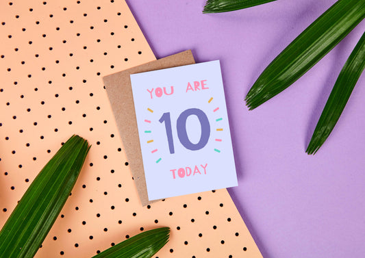 Rumble Cards - You Are 10 Today