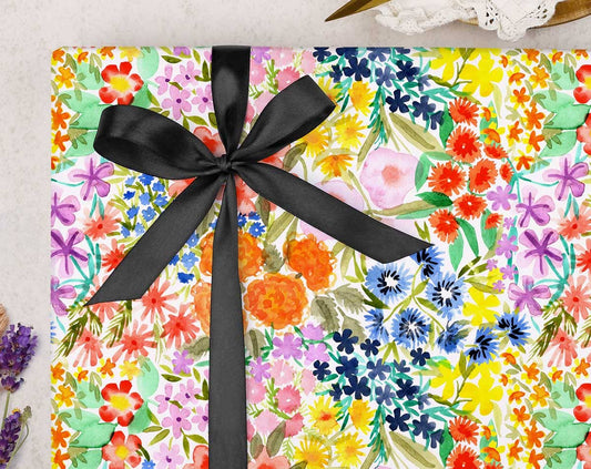Making Meadows Ltd - Gift Wrap | Bold Florals Wrapping Paper Sheet