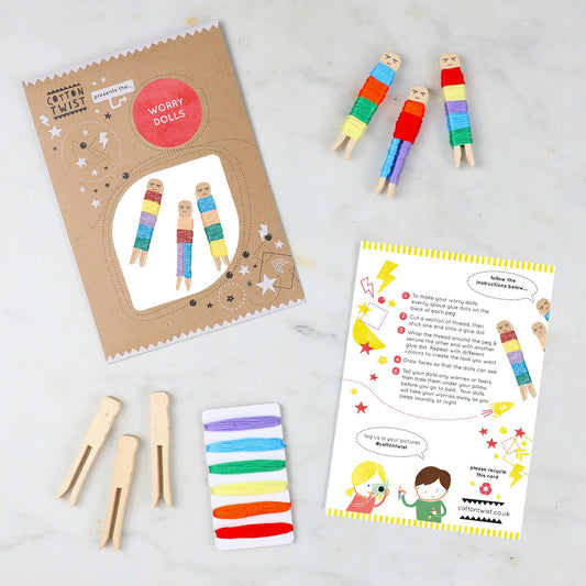 Cotton Twist - Make Your Own Worry Dolls Kit