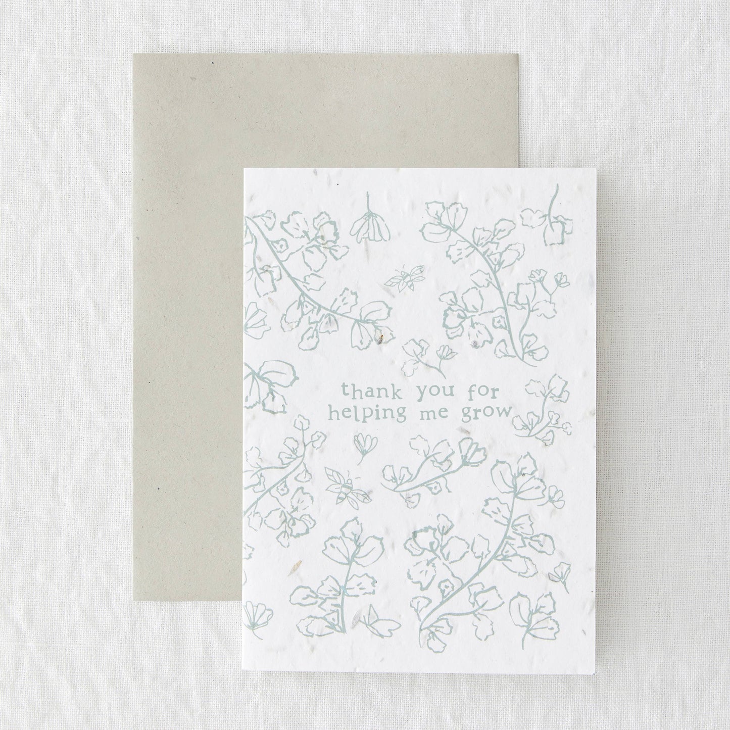 Grow teacher thank you - Plantable Seeded Card