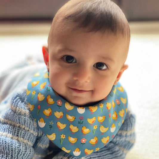 Easter Chicks Dribble Bandana Bib