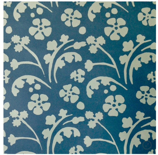 Cambridge Imprint - Cambridge imprint wrap wild flowers blue