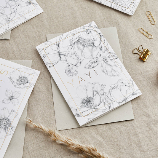 Catherine Lewis Design - Natural Luxe - Yay! - Card