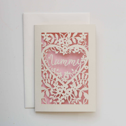 Mummy Laser Cut Card