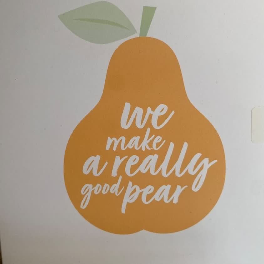 We Make a Really Good Pear