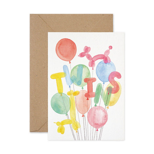 Paper Parade Stationers - Twins Balloons