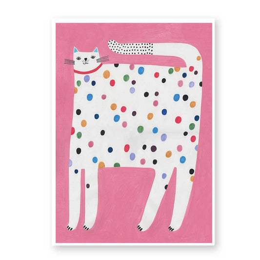 Daria Solak Illustrations - Spotted Cat print